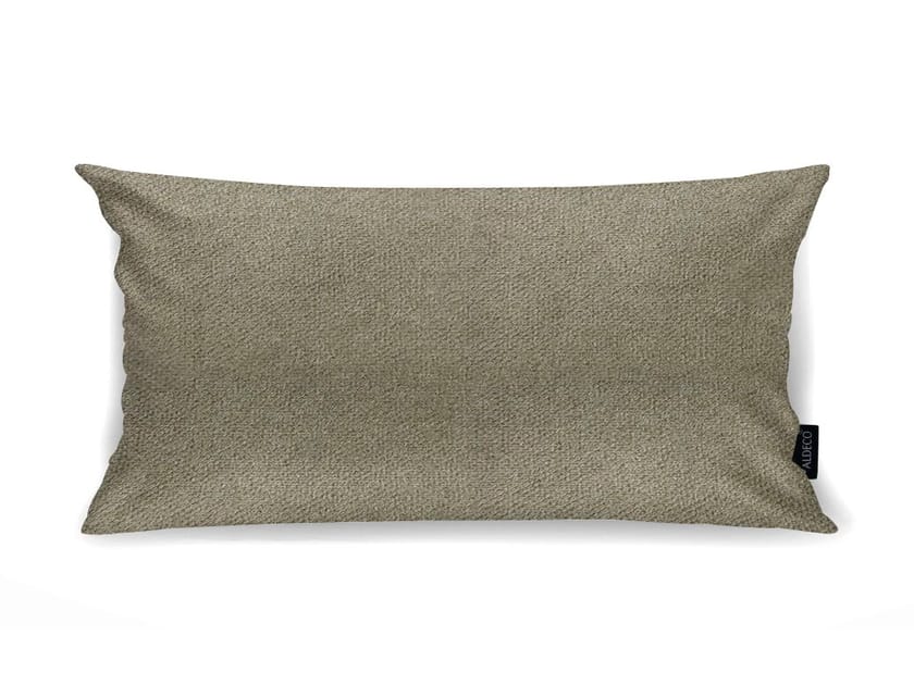 VELLUTINO FR Parchment Rectangular solid-color cushion By Aldeco
