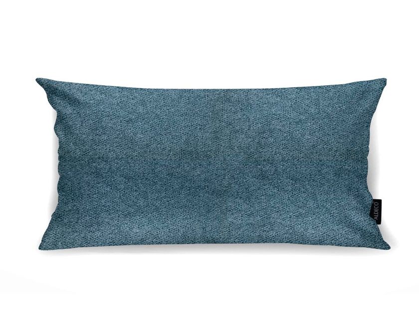 Cuscino In Velluto Tinta Unita Con Imbottitura Inclusa - 30,5x50,8 Cm - Blu Navy - Federa 100% Poliestere Con Cerniera