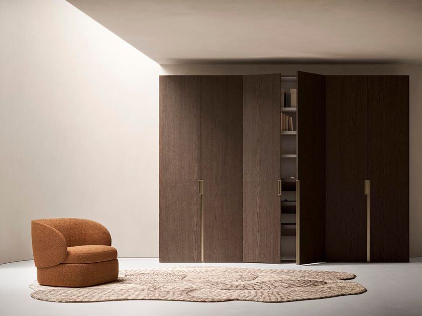 POKER - GO, EVEN Wardrobe with swinging doors By Alf DaFrè