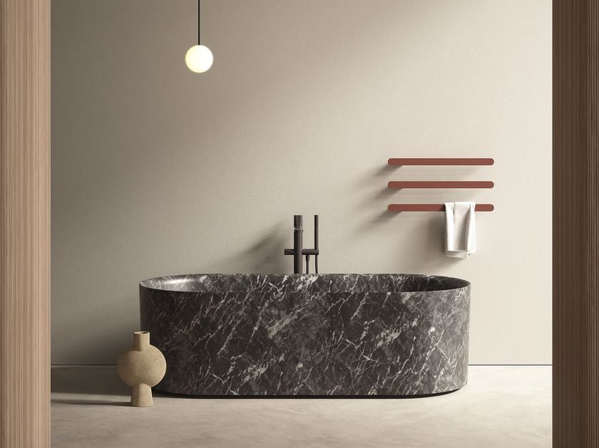 Robinet thermostatique mural pour baignoire et douche avec leviers