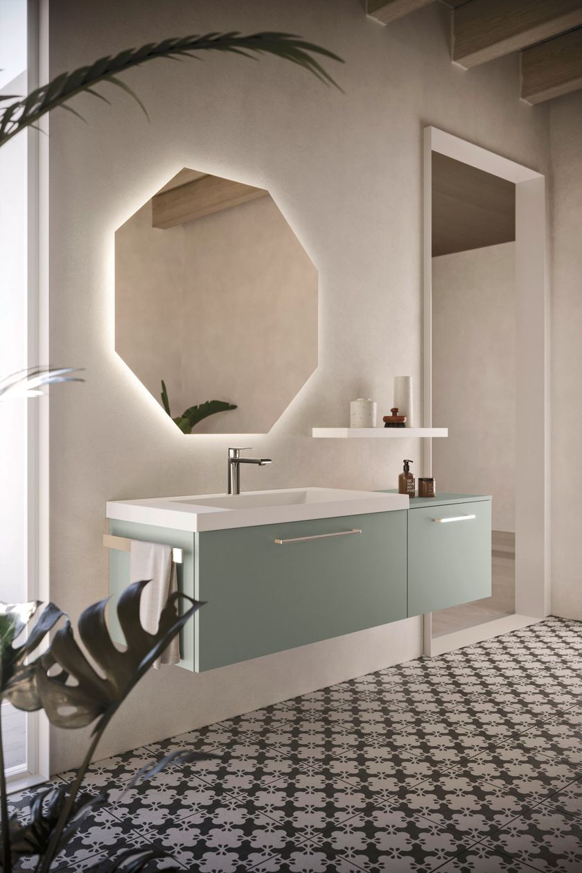 HO.ME PLUS LISCIO 44 by Arbi Arredobagno - Arredo bagno completo - 2