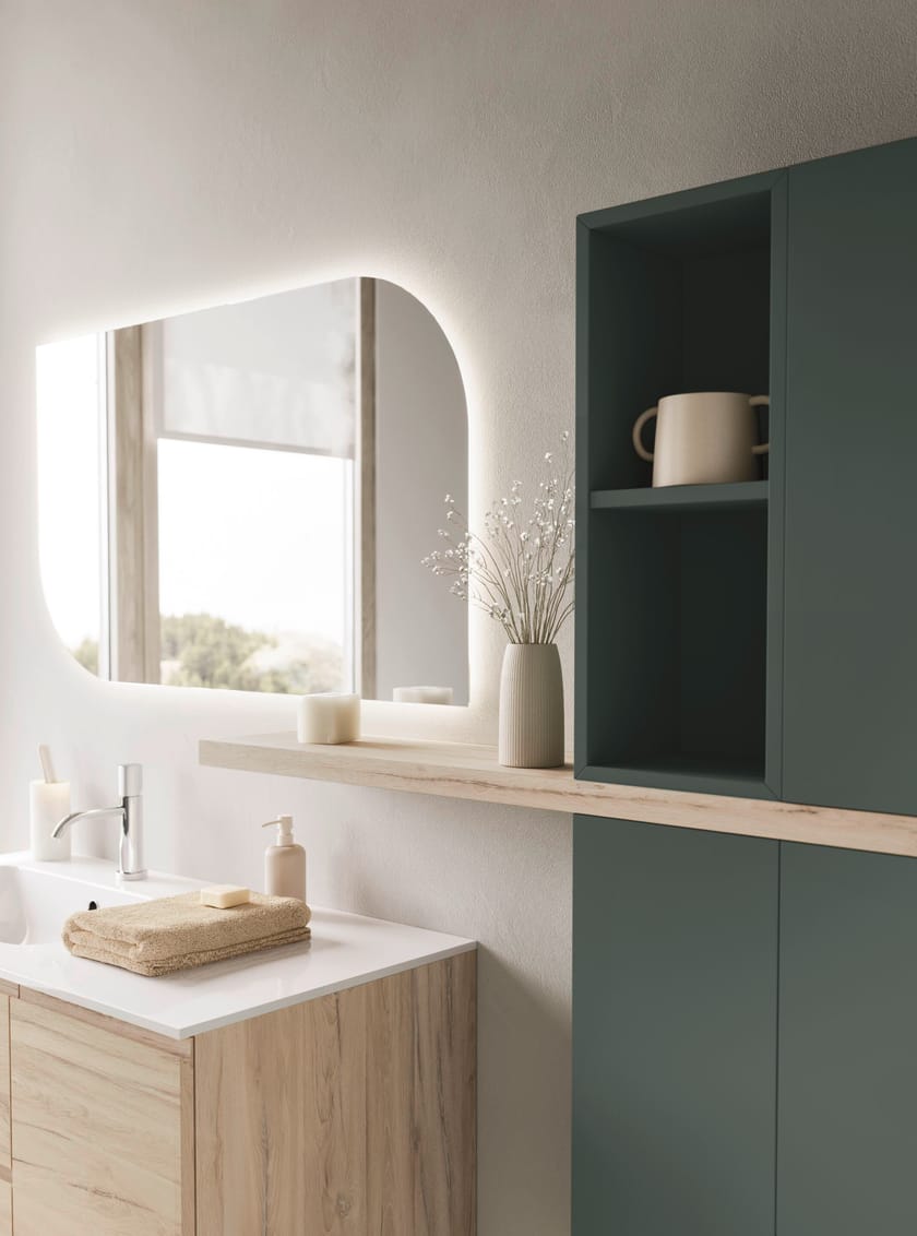 LEAF by Arbi Arredobagno - Specchio bagno rettangolare da parete - 3