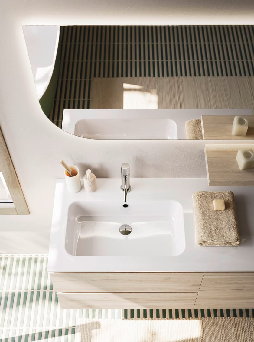 LEAF by Arbi Arredobagno - Specchio bagno rettangolare da parete - 2