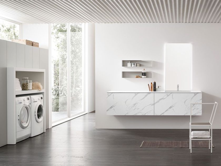 I_WASH - COMPOSIZIONE 06 Mobile lavanderia By Arcom