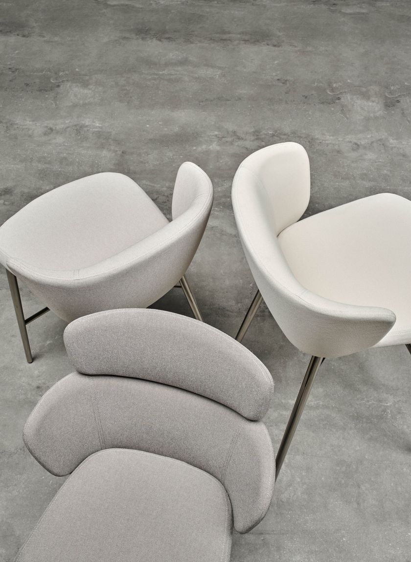 KIN Upholstered polyurethane chair By BALERI ITALIA | design Radice ...