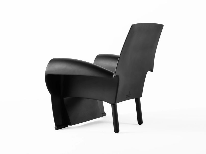RICHARD III Polyurethane armchair with armrests By BALERI ITALIA ...