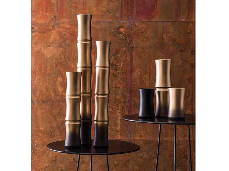 Ceramic vase BAMBOO By Adriani e Rossi edizioni