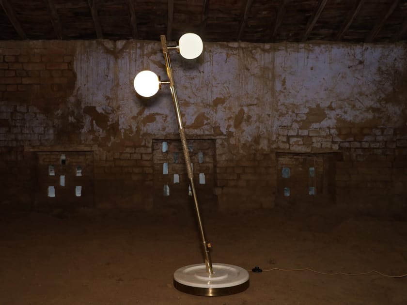 BARBELL Floor lamp By Nama Home design Namit Khanna