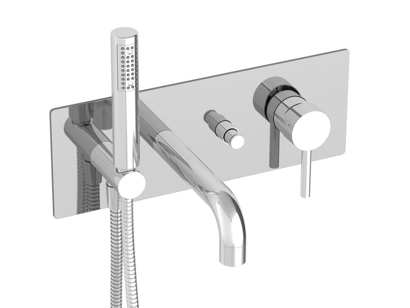 Bocca Vasca Con Deviatore Semicircolare In Ottone – Design Nascosto G1/2, Funzione Bolla Per Un Getto Morbido E Antischizzo