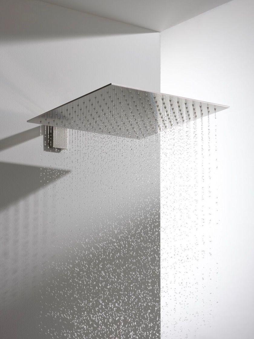 Set Bossini con Soffione Cosmo quadrato Braccio e Duplex doccia Zen