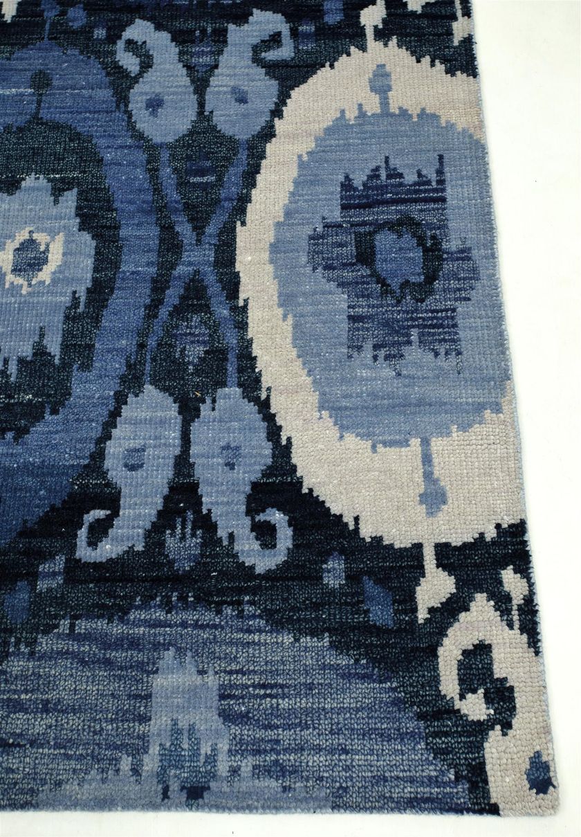 Wool rug BELEGA LCA-02 Navy/Dusky Blue By Jaipur Rugs