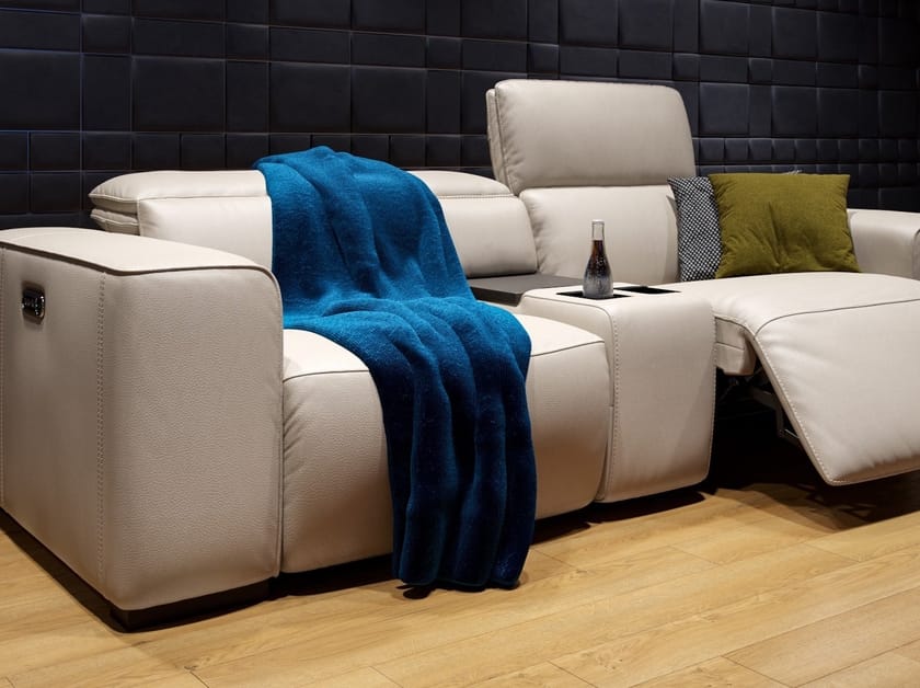 KINO Sofá 2 plazas de cuero By Sofanella