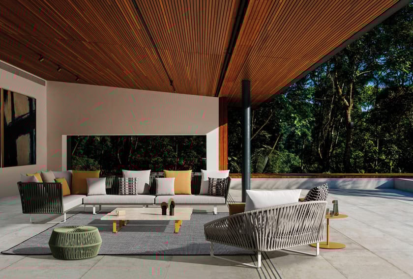 BITTA 2 seater garden sofa Bitta Collection By Kettal design Rodolfo