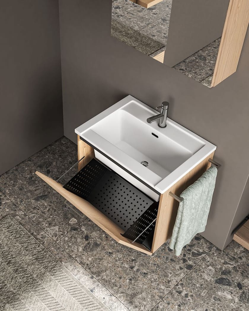 KOSMO 15 by BMT - Mobile lavanderia sospeso con specchio - 3