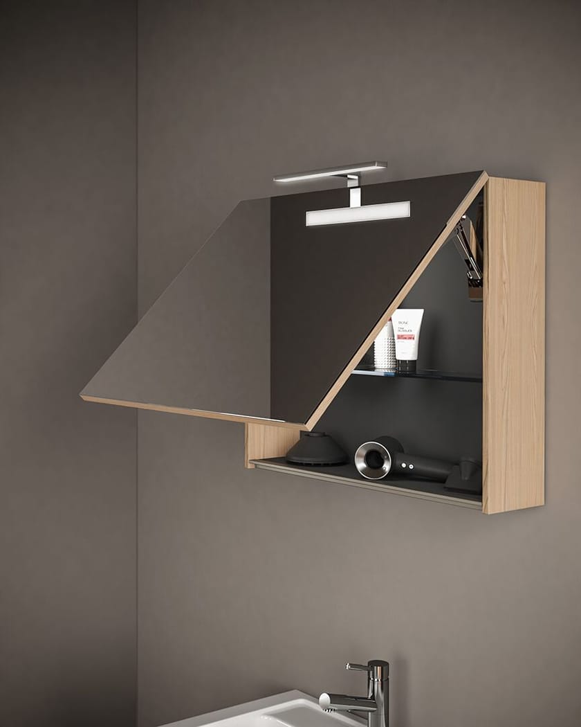 KOSMO 15 by BMT - Mobile lavanderia sospeso con specchio - 2