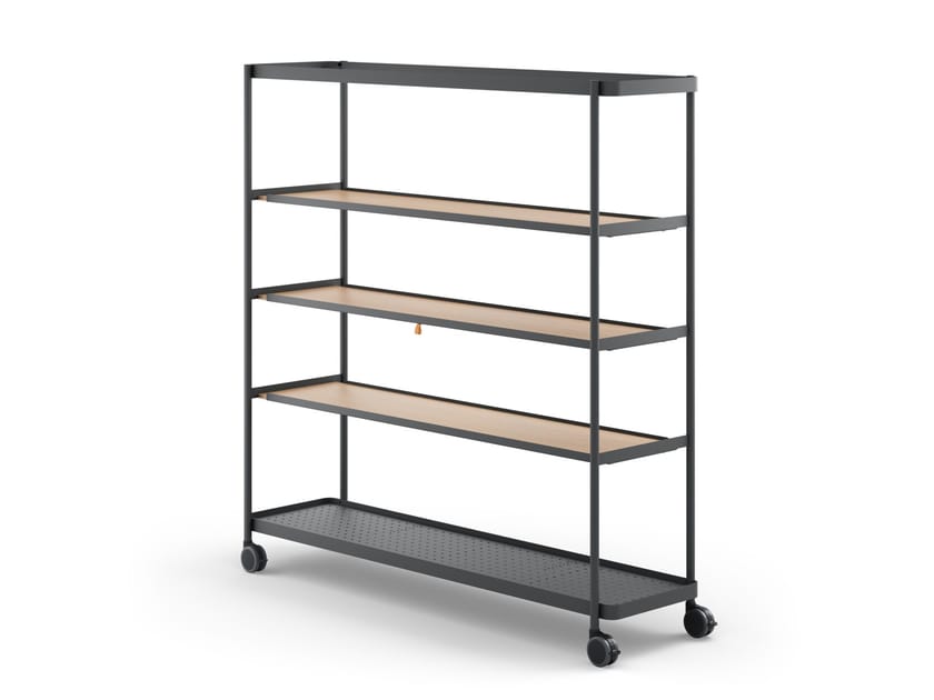 BOARDS Office shelving with castors By Brunner design Osko+Deichmann