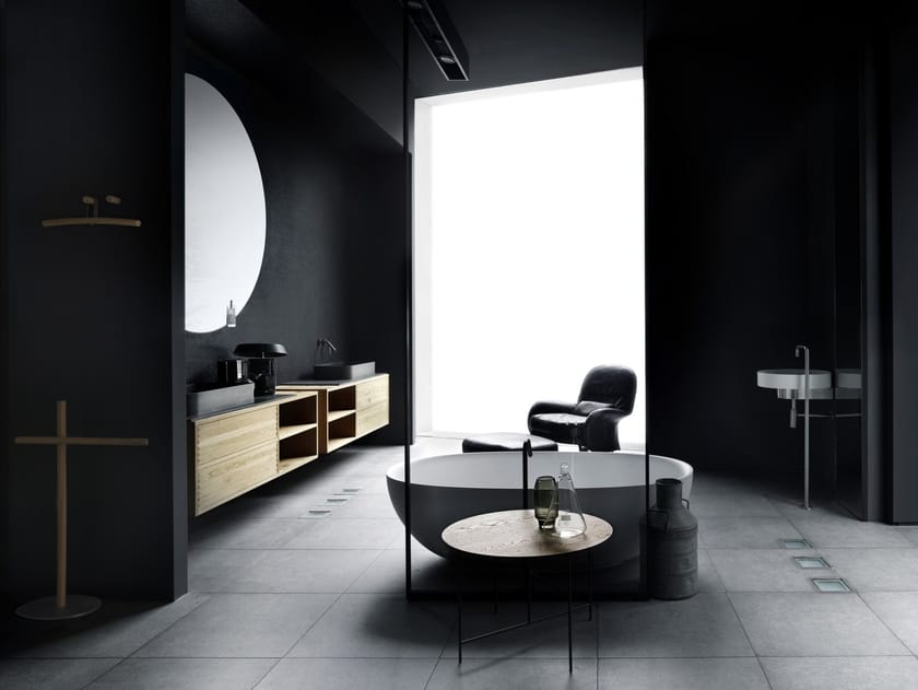 BOFFI_CODE BATHROOM Single wallmounted vanity unit By Boffi design