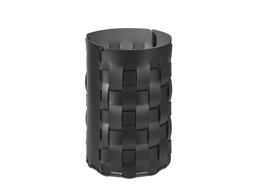 BOTTEGA Leather waste paper bin By ADJ design Ekaterina Borovkova