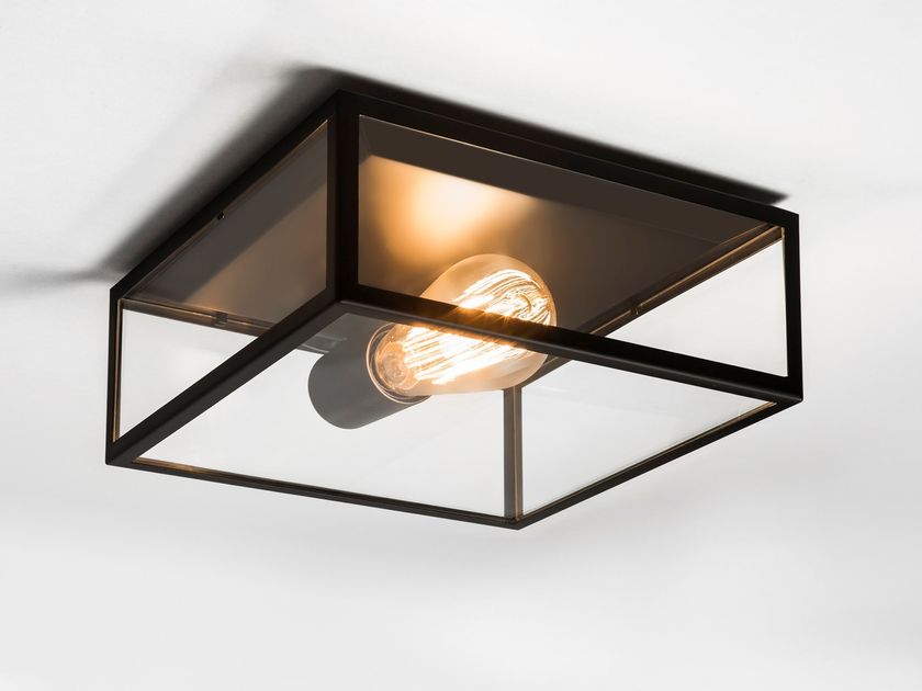 Lampada Da Soffitto Maidford 4 Luci – Stile Vintage In Metallo E Legno – Faretti Orientabili Con Attacco E27 – Senza Lampadine