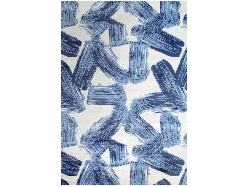 Patterned rectangular cotton rug BRUSH Access Collection By Toulemonde ...