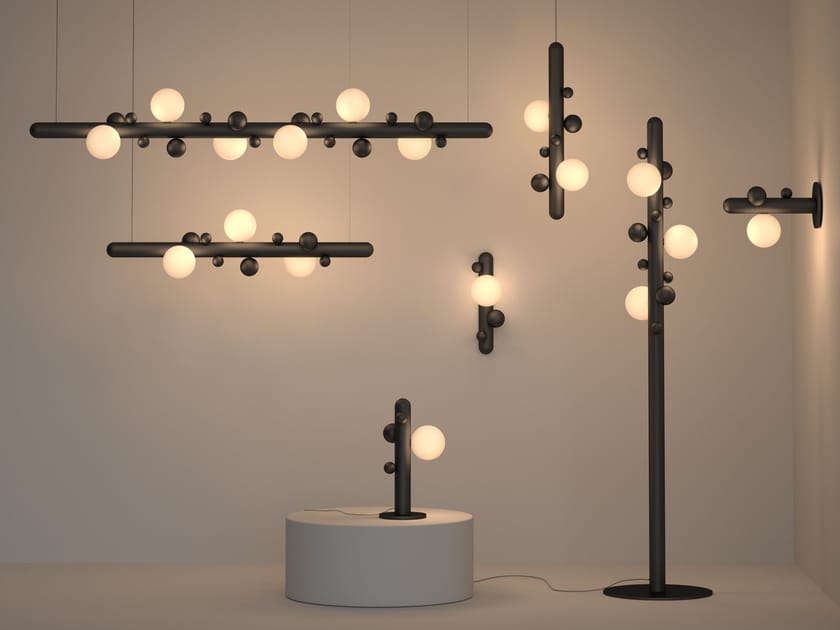 LUNAR P by Babich.studio - Lampada a sospensione a LED in acciaio e vetro - 4