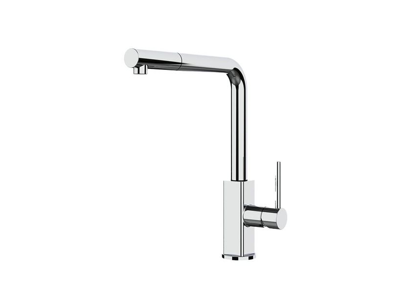 LAB ONE 1RUBL1D Countertop stainless steel kitchen mixer tap By Barazza