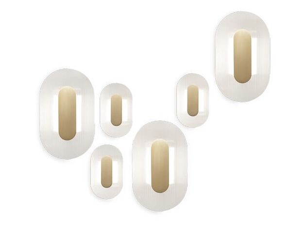 BUTTON Glass wall light By Baxter | design Federico PERI