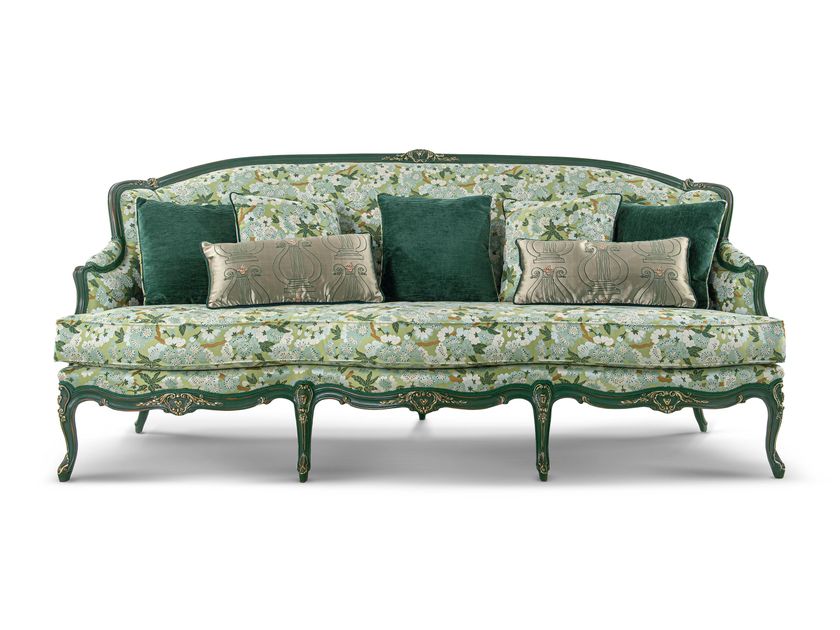 CROMIE 3 seater fabric sofa By Bellotti Ezio