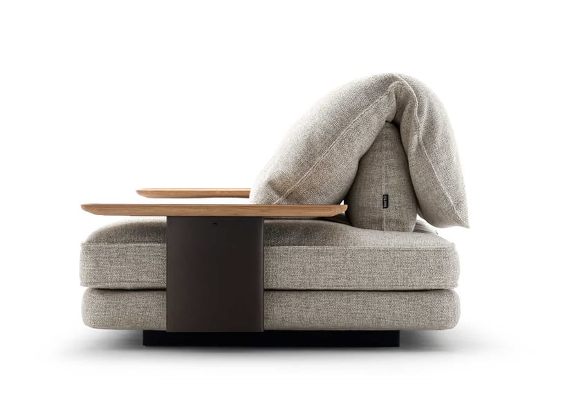 DAVID by BertO - Divano lineare in tessuto - 3