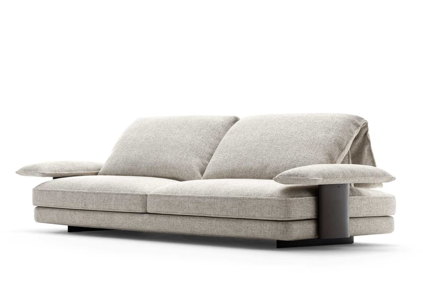 DAVID by BertO - Divano lineare in tessuto - 2