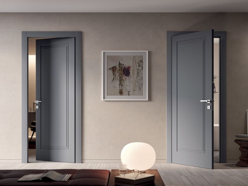 PANTONEXT LP1 Hinged wooden door By Bertolotto Porte