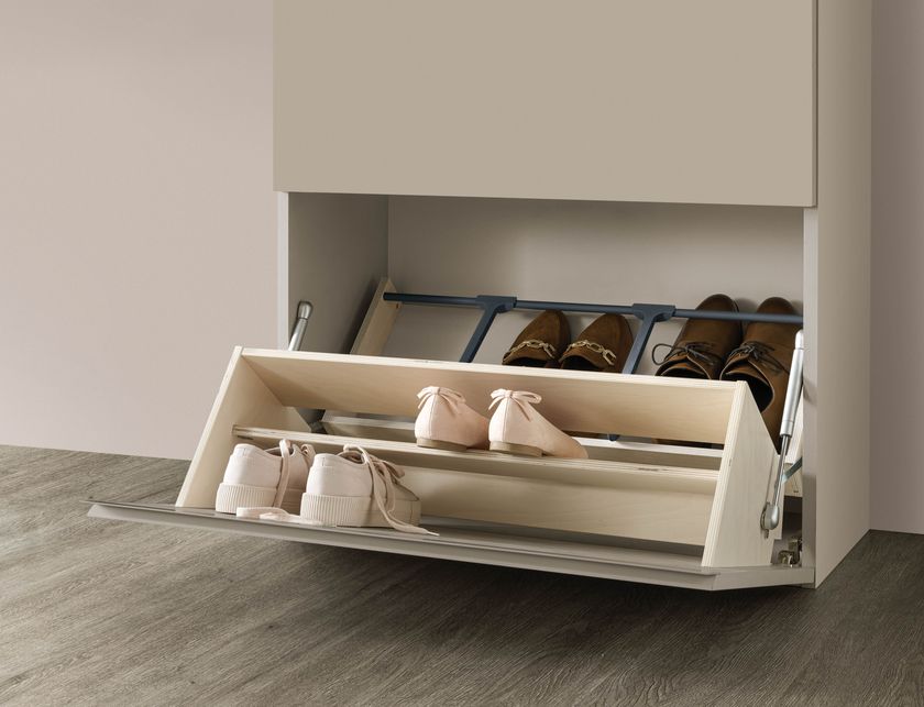 Scarpiera 110x34x61 cm Legno di pino massiccio - Leroy Merlin