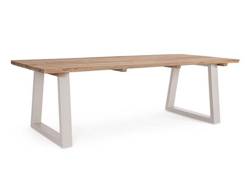 LEGEND Rectangular teak garden table By Bizzotto