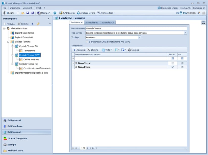 Blumatica Energy by Blumatica - Certificazione energetica (L.10 91, DLgs 311 06) - 7