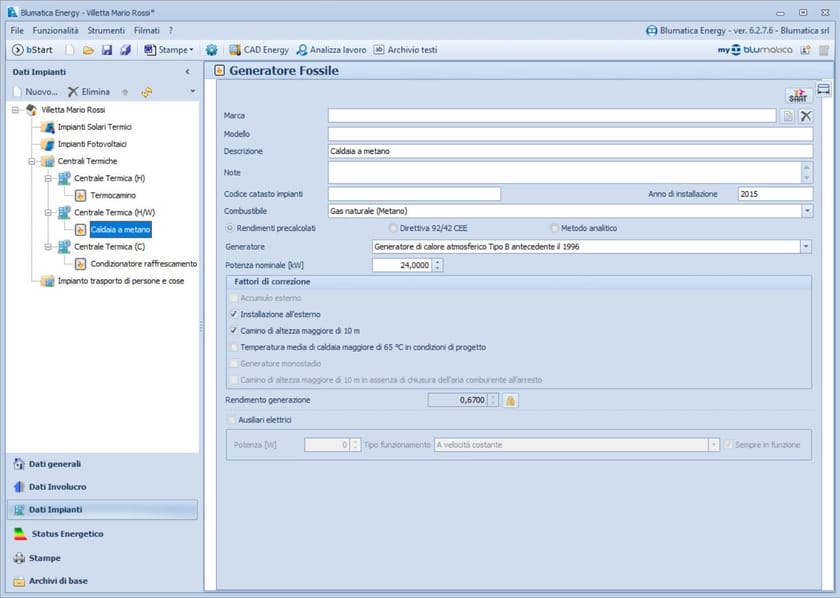 Blumatica Energy by Blumatica - Certificazione energetica (L.10 91, DLgs 311 06) - 8