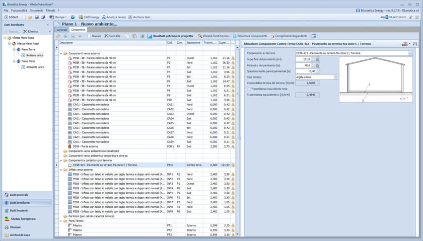 Blumatica Energy by Blumatica - Certificazione energetica (L.10 91, DLgs 311 06) - 6