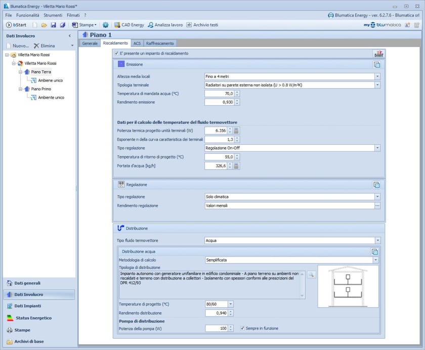Blumatica Energy by Blumatica - Certificazione energetica (L.10 91, DLgs 311 06) - 5