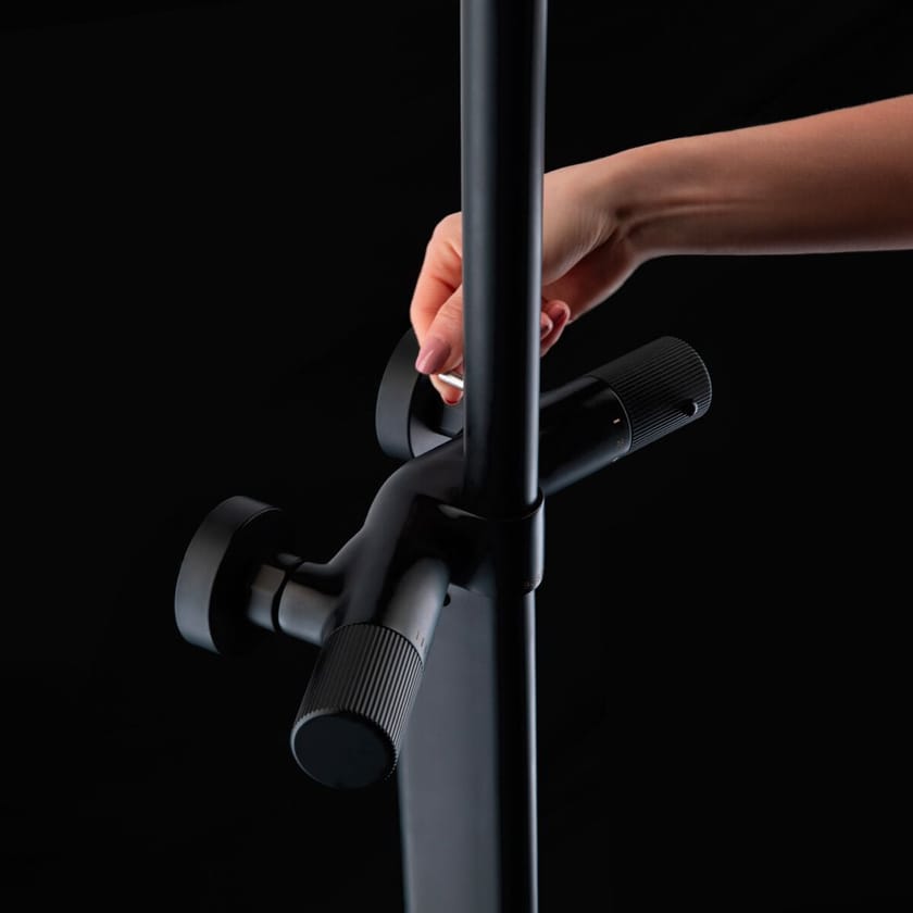 PLY by Bossini - Colonna doccia termostatica in ottone cromato - 13