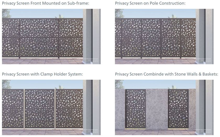 Elementi divisori da giardino by Bruag - Schermo divisorio da giardino in CELLON® - 8