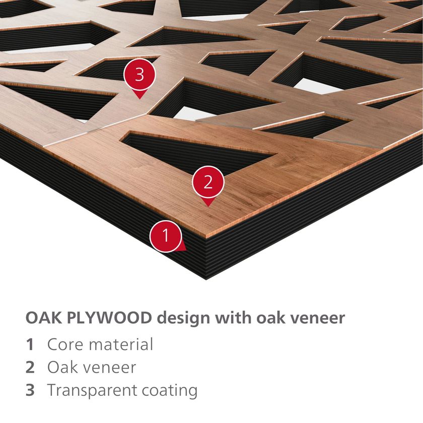 Pannelli per pareti e soffitti by Bruag - Rivestimento tridimensionale per interni - 9