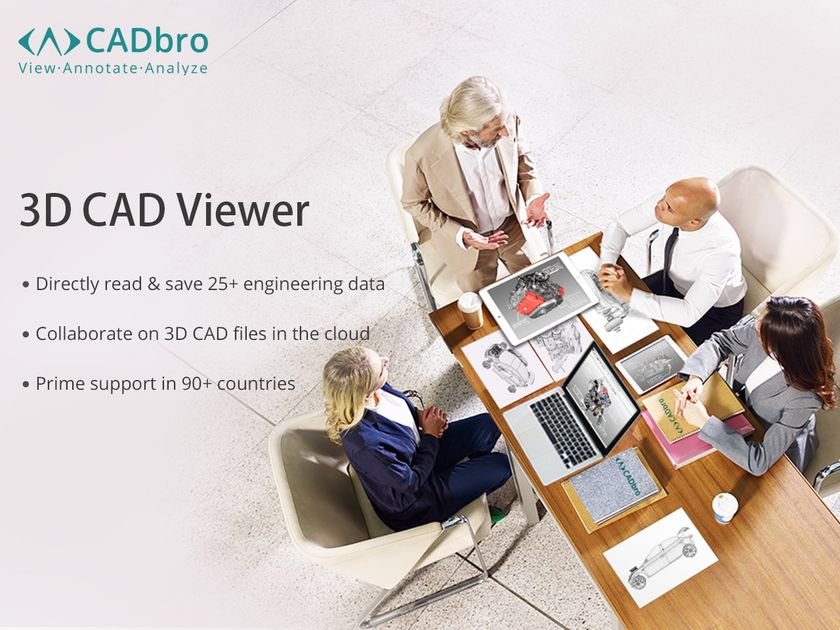 3D CAD Viewer CADbro By ZWSOFT