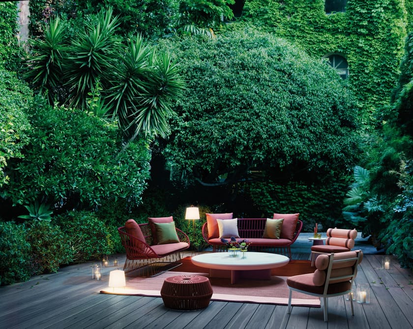 CALA 3 seater garden sofa Cala Collection By KETTAL design Doshi Levien