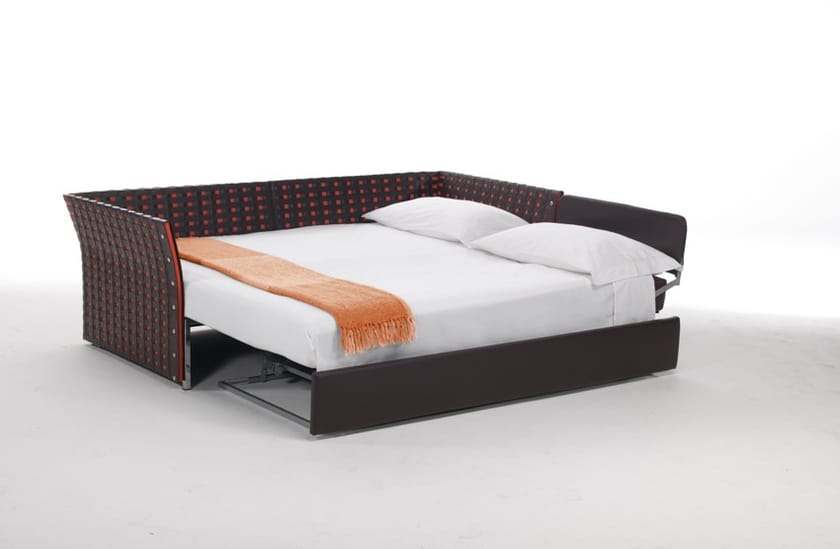 CANESTRO Leather sofa bed By Zani Collezione Poltrone