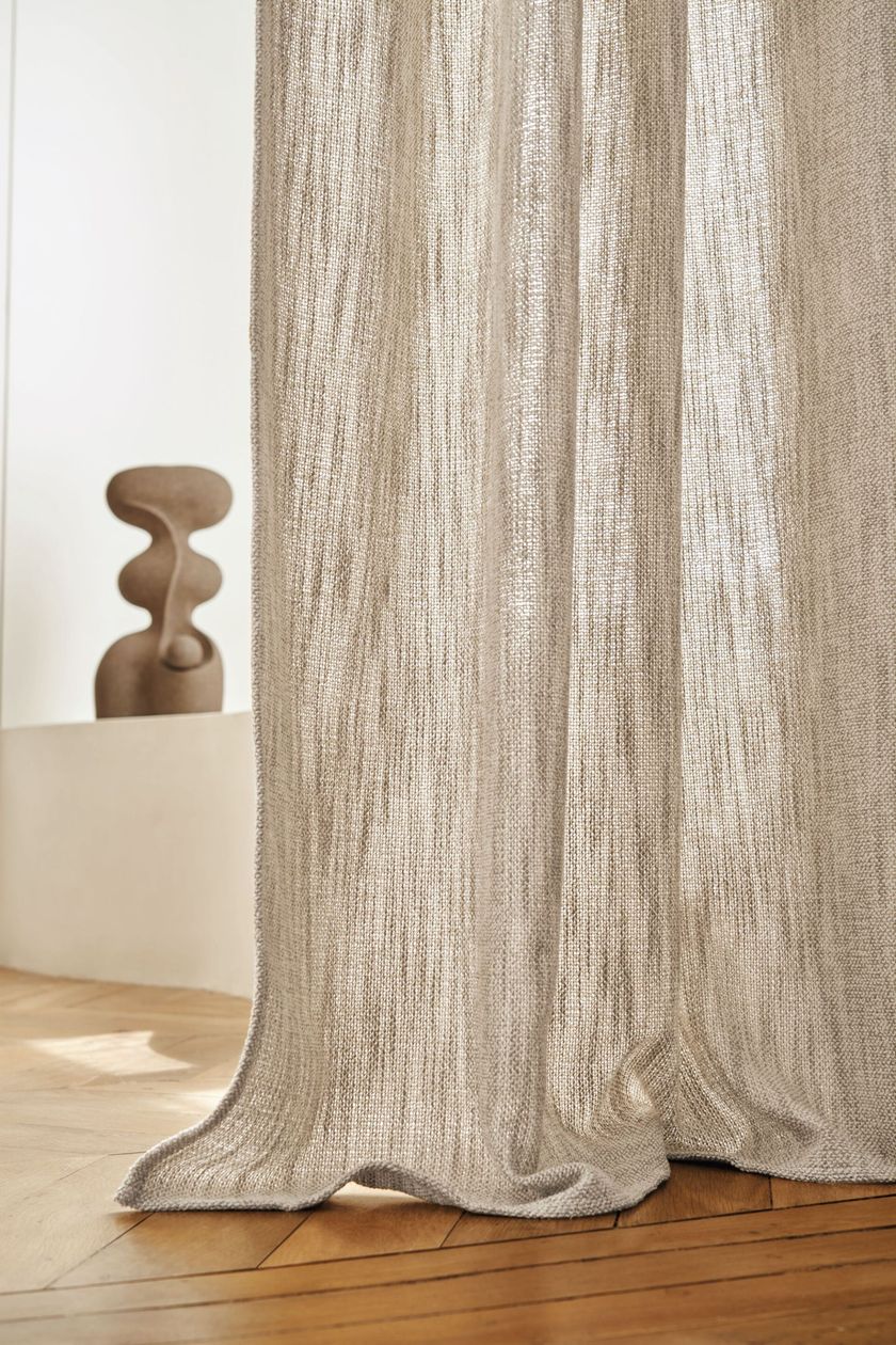Tenda Per Finestra 45x90 Tende A Pannello Joyswahl Tende A Pannello In Voile Con Nappa - 2 Leggera Ed Elegante