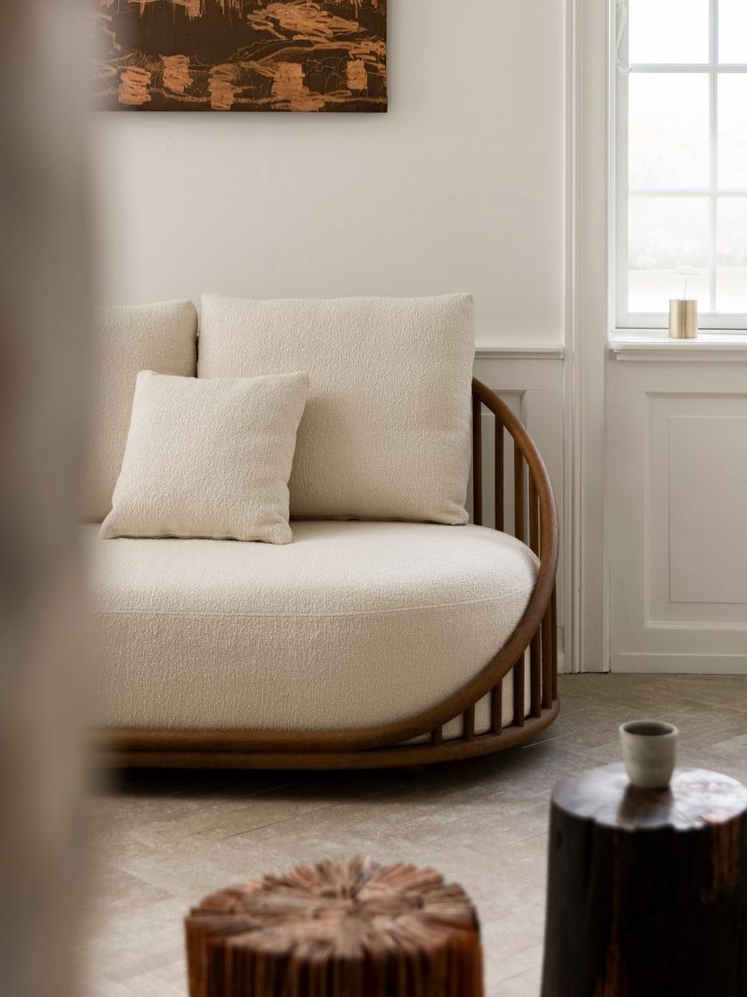 CASK 3 seater rattan sofa By EXPORMIM | design Norm Architects