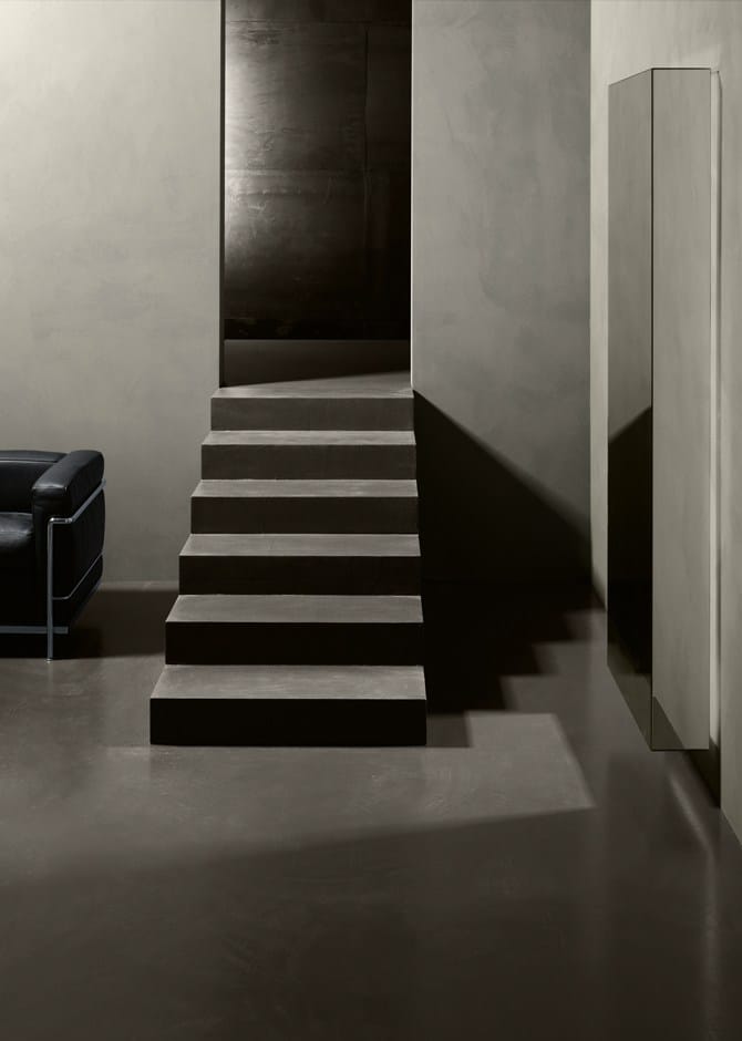 Ultra thin concrete resin flooring CEMENTORESINA (CR) Warm Collection