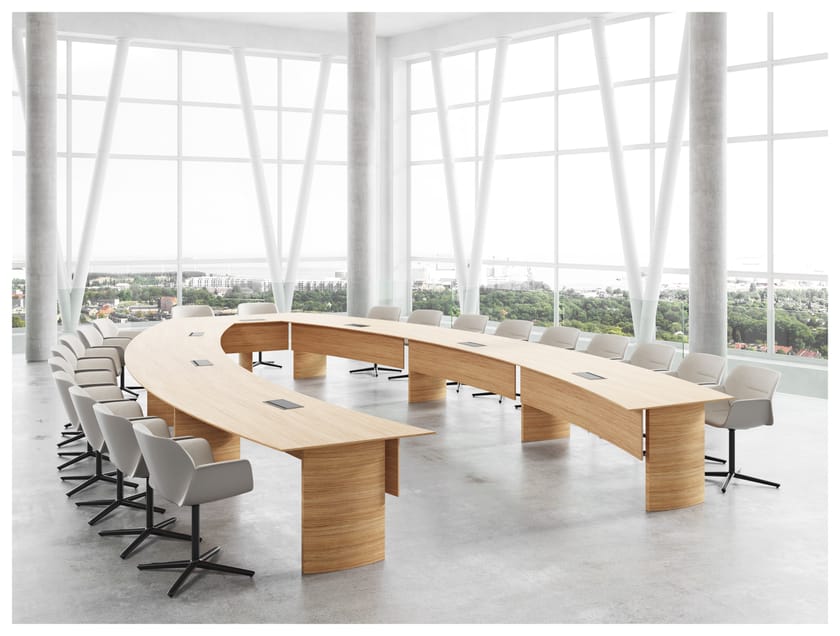 CEO Oval meeting table By BK Contract