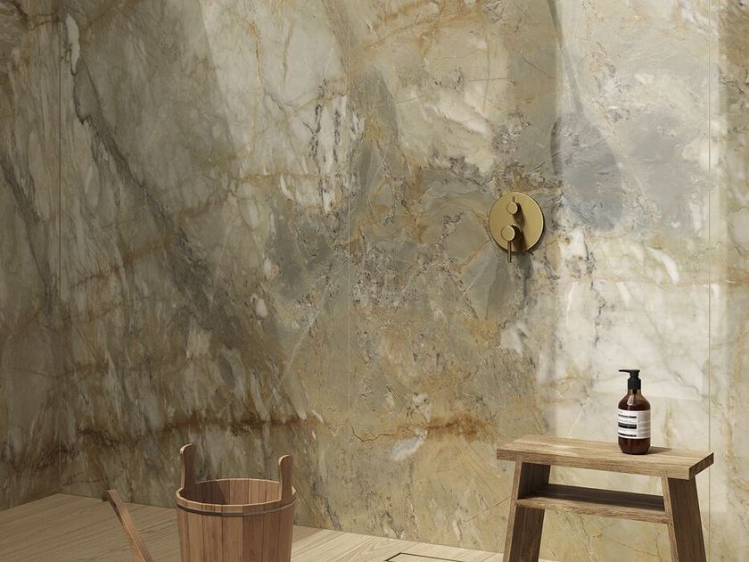 INFINITO 2.0 - GREEN DENIS Porcelain stoneware wall/floor tiles with ...