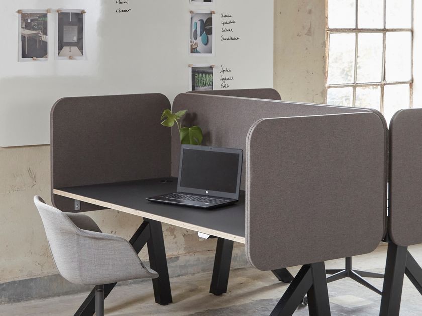 Pannello divisorio da scrivania fonoassorbente in tessuto CERO R100 DESK  SCREEN | Divisorio ufficio - Glimakra of Sweden