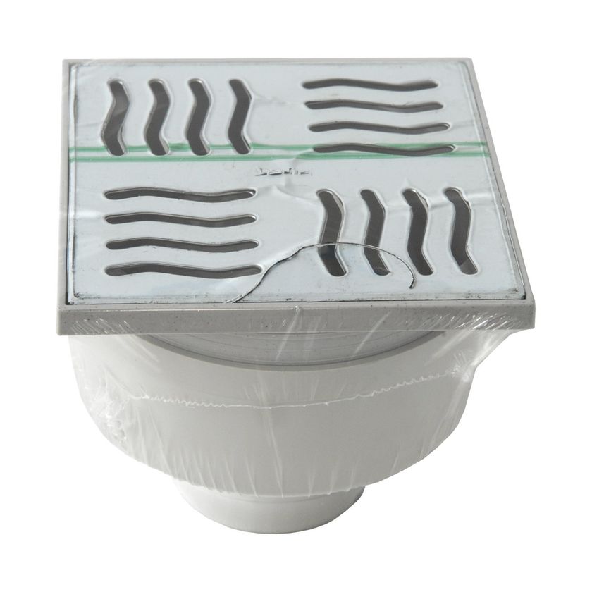 First Plast chpvc15g-y deksel sifonato van PVC, grijs, 150 x